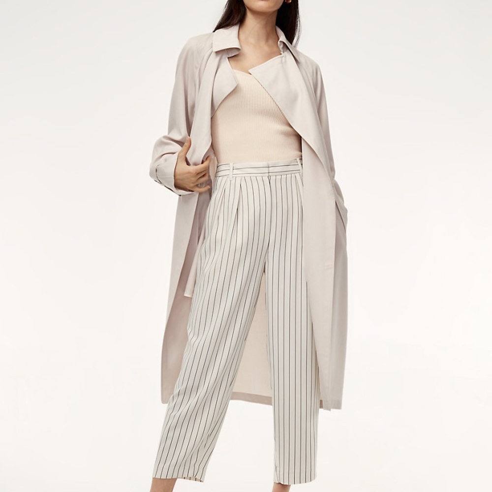Babaton Lawson trench (bone)